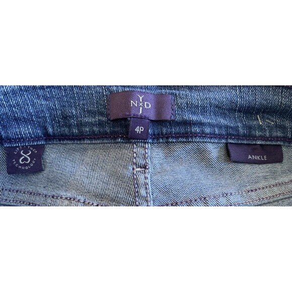 NYDJ Kendall Ankle Embroidered Pockets Not Your Daughter Jeans Women’s 4 Petite - Picture 8 of 12